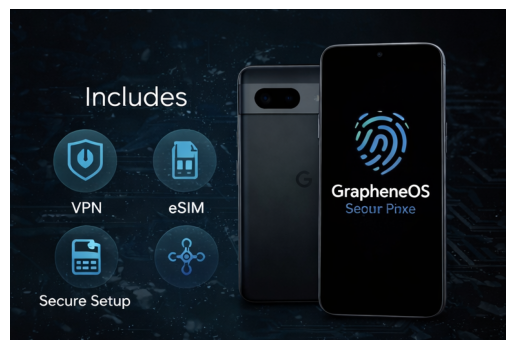 Google Pixel 8 – GrapheneOS Secure Phone